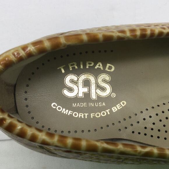 SAS Simplify Tripad Loafers Womens 6.5M Caramel New - Picture 9 of 12